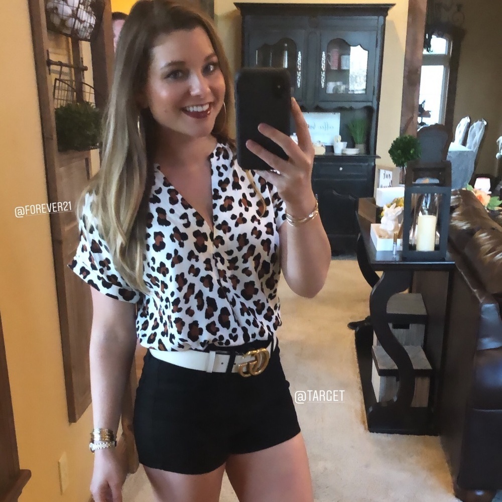 Black Denim Shorts